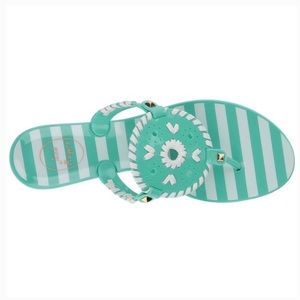 Jack Rogers Women's Striped Georgica Jelly Sandal